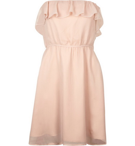 Robe bustier rose pale