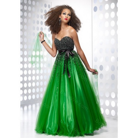 Robe bustier vert