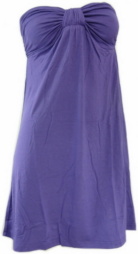 Robe bustier violette