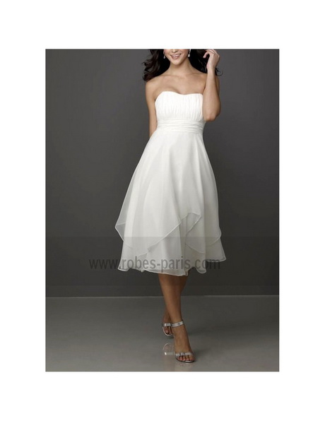 Robe ceremonie blanche