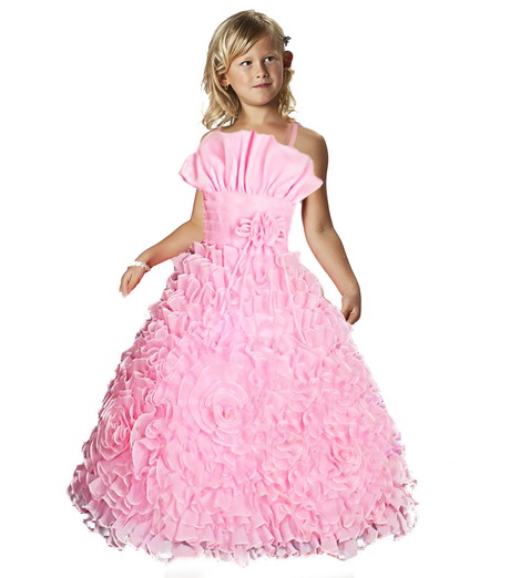 Robe ceremonie fille rose