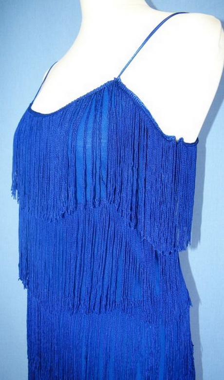 Robe charleston bleu