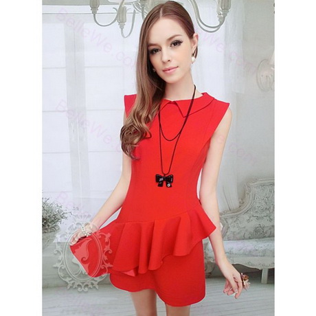 Robe chemisier rouge