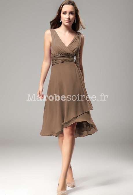 Robe chic courte pour mariage