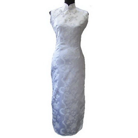 Robe chinoise blanche