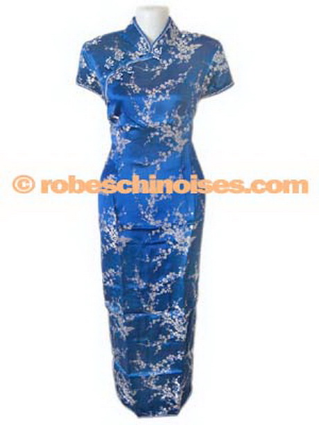 Robe chinoise longue