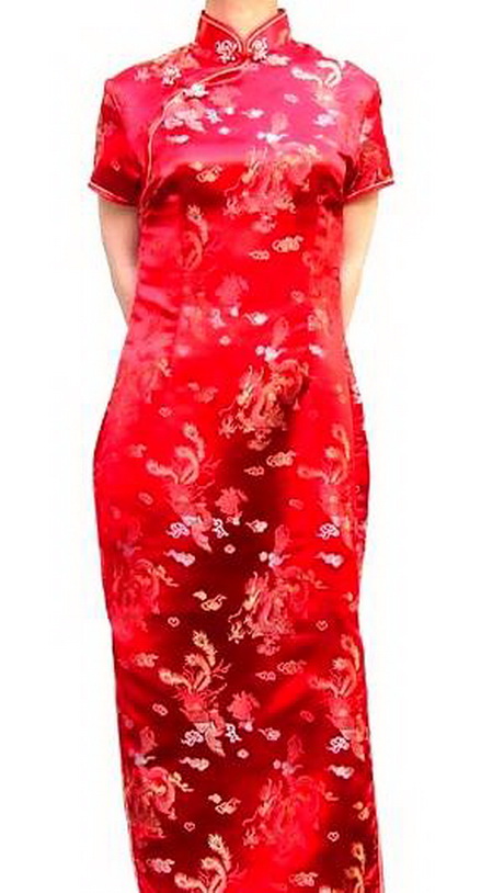 Robe chinoise rouge