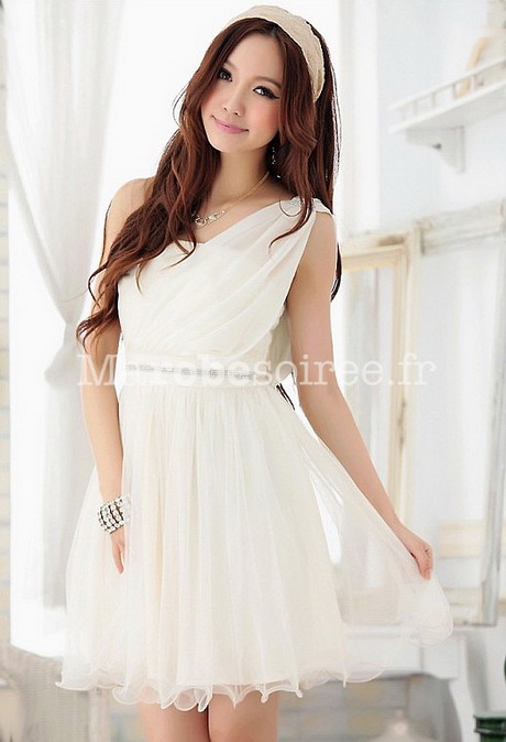 Robe cocktail beige