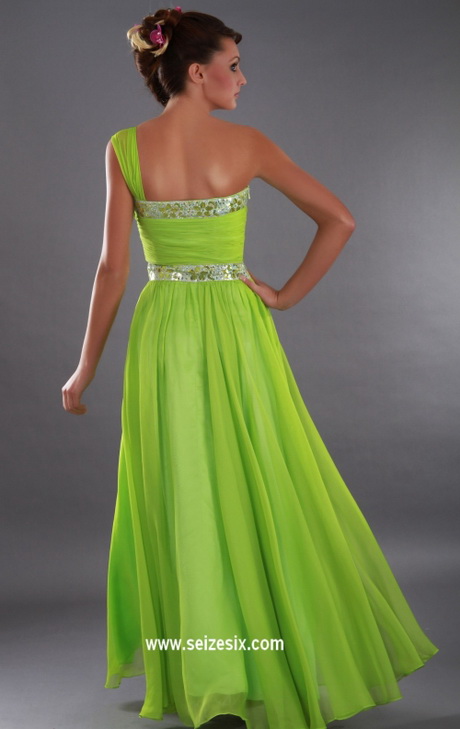 Robe cocktail verte