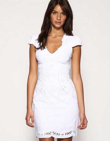 Robe coton blanche