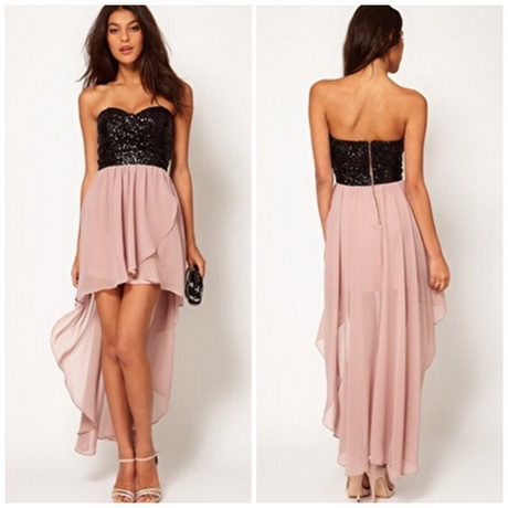 Robe courte devant longue derriere