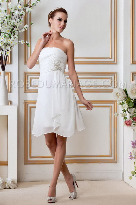 Robe courte mariage civil