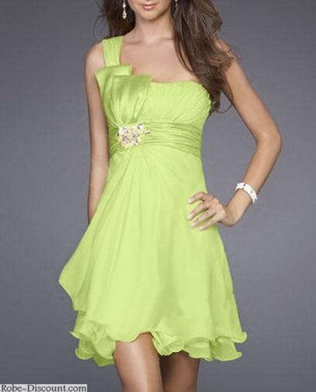 Robe courte verte