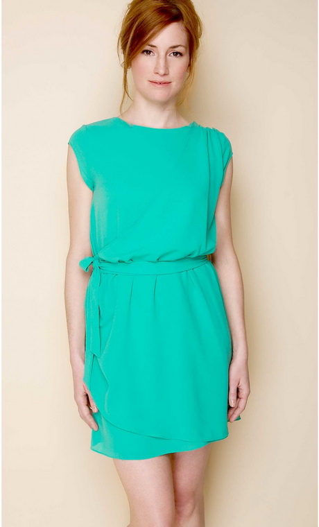 Robe courte verte