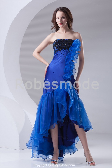 Robe de bal bleu