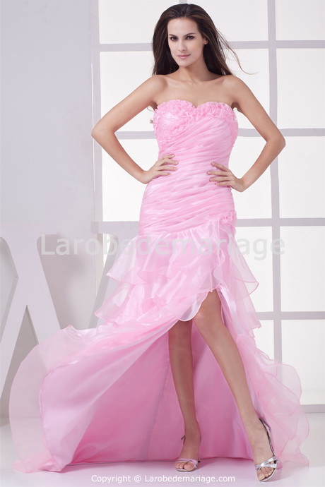 Robe de bal rose