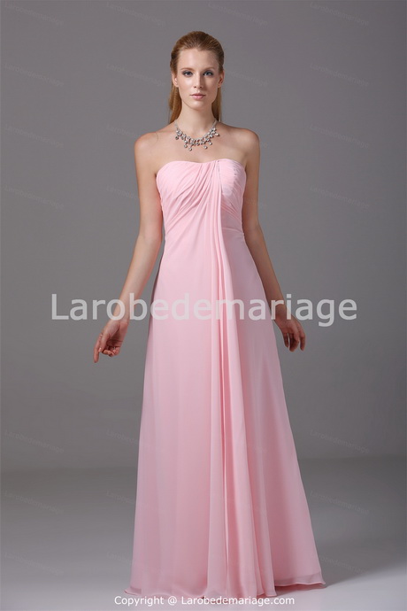 Robe de bal rose