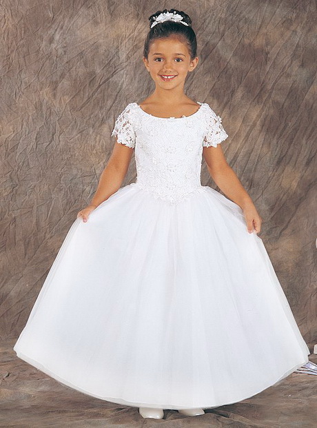 Robe de communion blanche