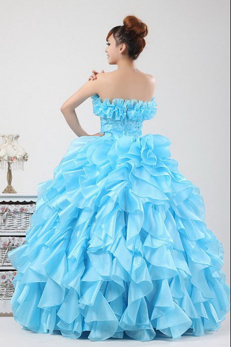 Robe de mariage bleu