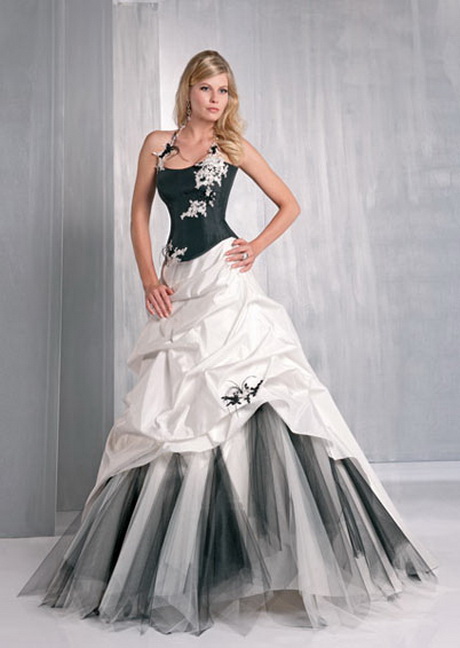 Robe de mariage noir