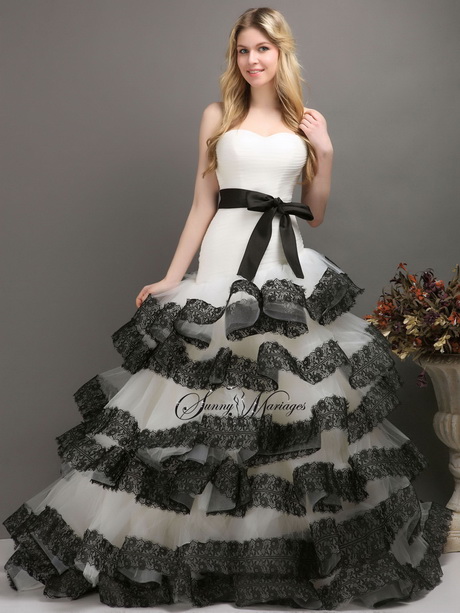 Robe de mariage noir