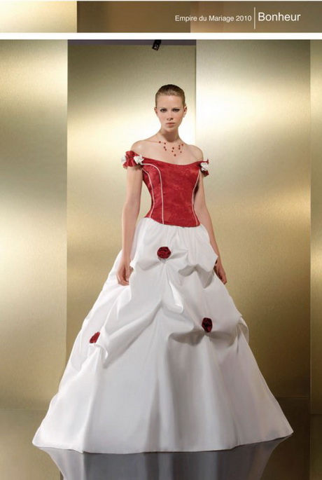 Robe de mariage rouge