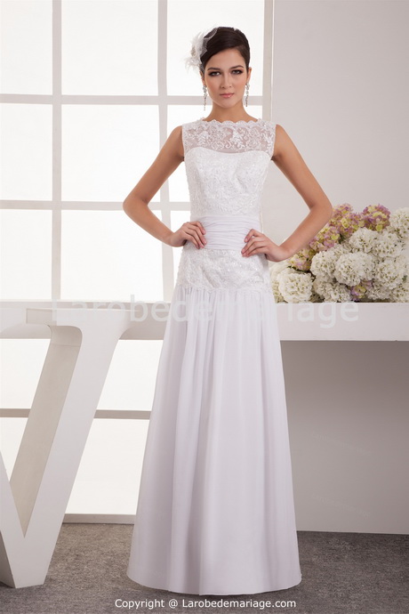 Robe de mariage simple