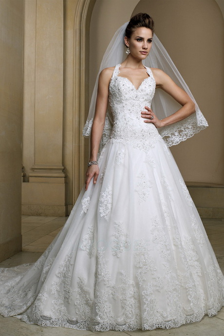 Robe de mariée avec dentelle