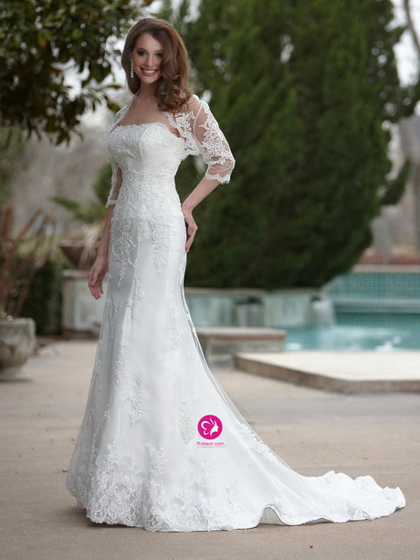 Robe de mariée avec dentelle