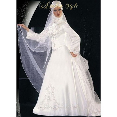 Robe de mariée avec voile