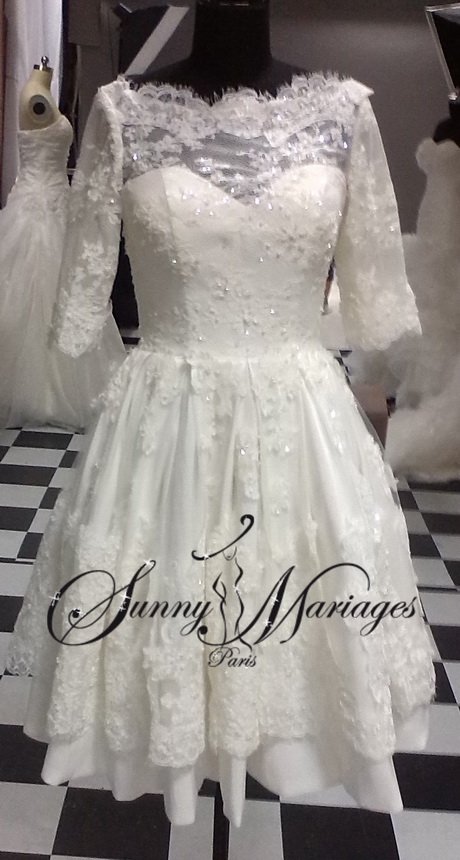 Robe de mariée courte et originale