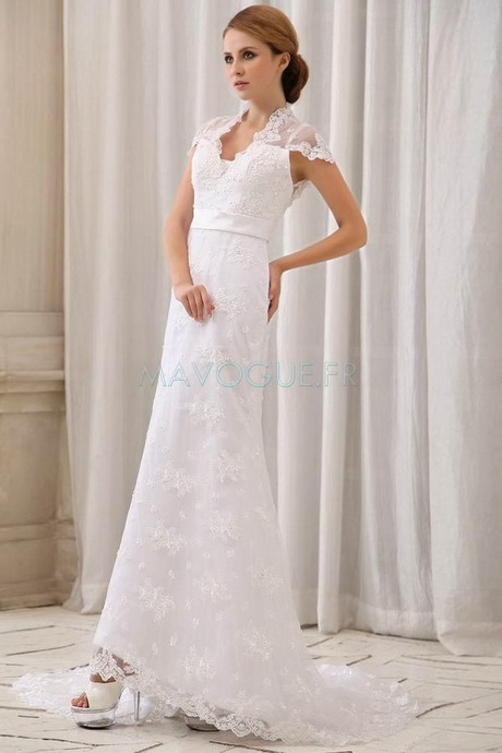 Robe de mariée manche