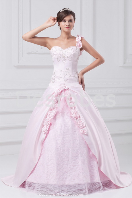 Robe de mariée rose