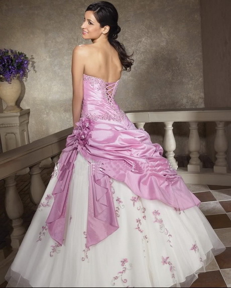 Robe de mariée rose