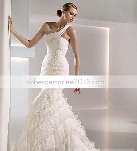 Robe de mariée sans bustier