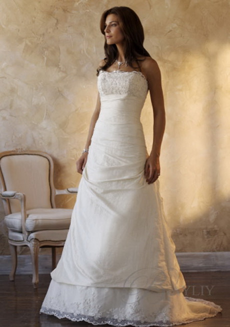 Robe de mariée sans traine