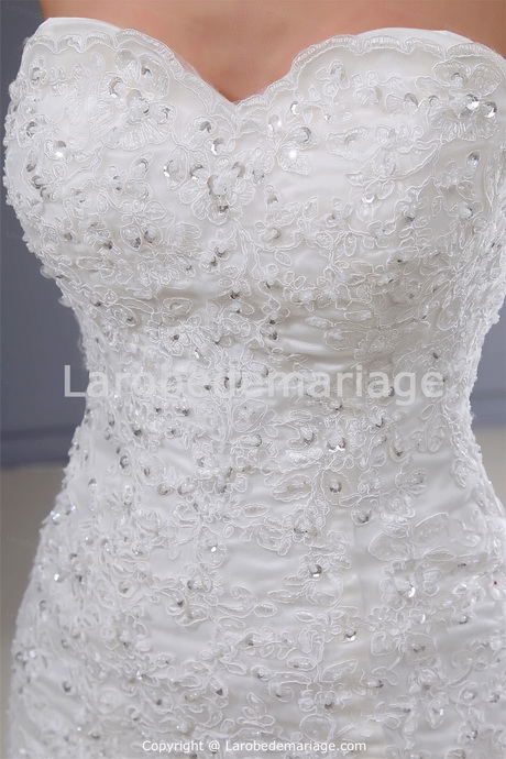 Robe de mariée sans traine