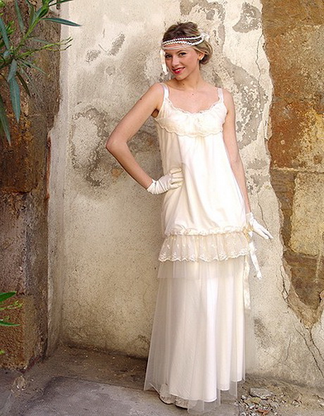 Robe de mariée style charleston