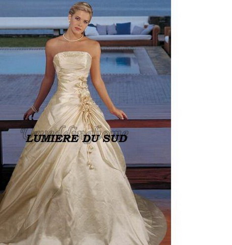 Robe de mariee champagne