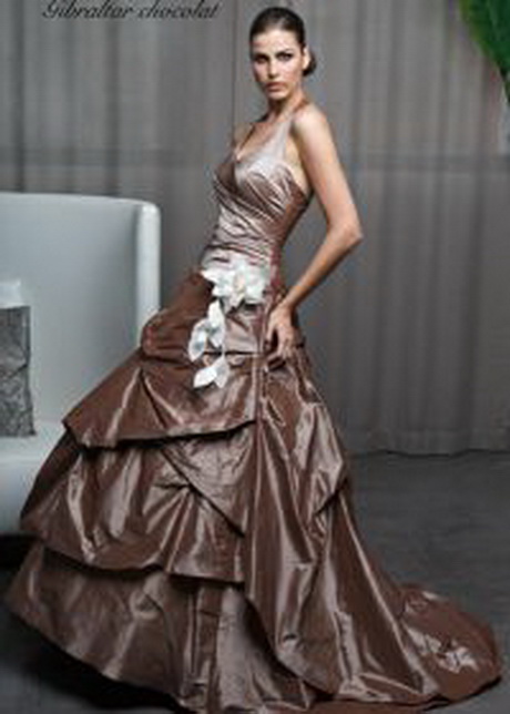 Robe de mariee chocolat