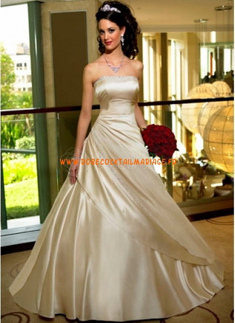 Robe de mariee couleur champagne