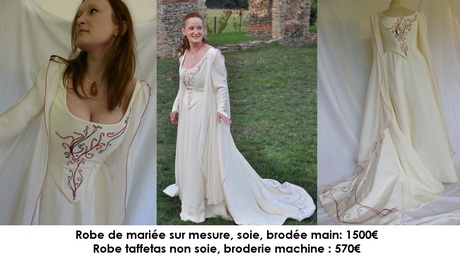 Robe de mariee elfique