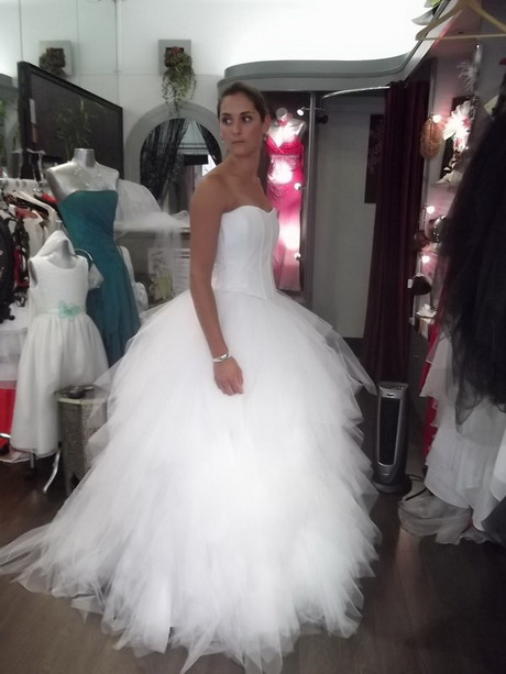 Robe de mariee en tulle