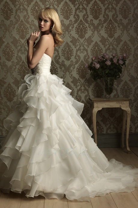 Robe de mariee organza