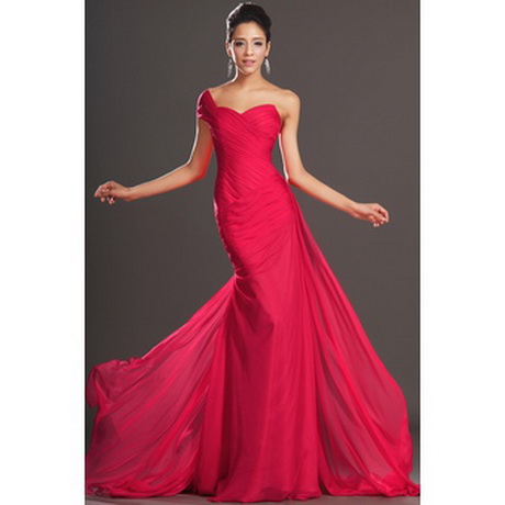 Robe de soirée rouge longue