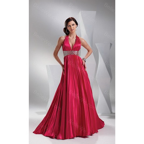 Robe de soirée rouge longue