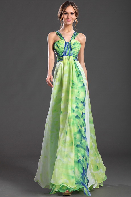 Robe de soirée verte