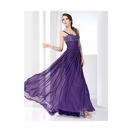 Robe de soirée violette