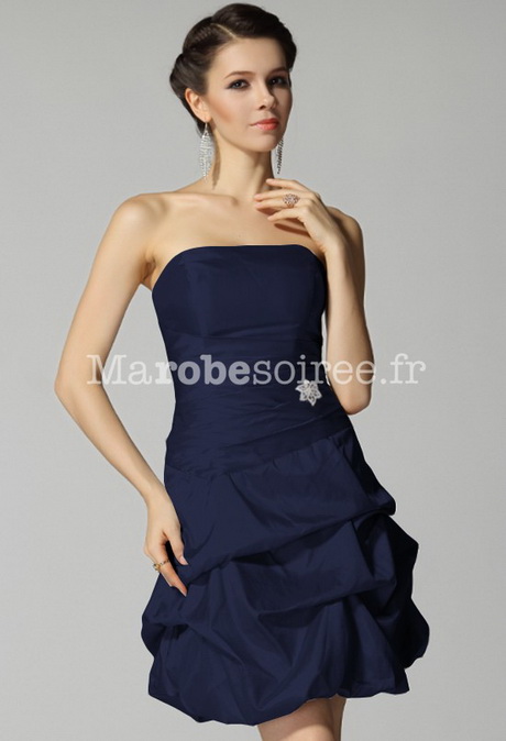 Robe de soiree bleu nuit