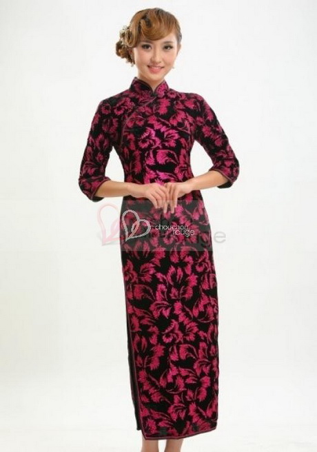 Robe de soiree chinoise